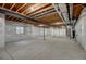 Unfinished basement with ample space for future customization and natural light at 30355 E 161St Ave, Brighton, CO 80603