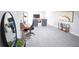 Finished basement with a large mirror and an entertainment area at 7100 Saulsbury St, Arvada, CO 80003
