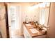 Elegant bathroom featuring double sinks and a bright design at 7100 Saulsbury St, Arvada, CO 80003