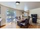 Dining area with sliding glass door leading to backyard at 11218 Newark Ct, Commerce City, CO 80640