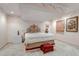 Inviting bedroom with custom headboard and accents, offering a unique and stylish space at 28 Indian Paintbrush Dr, Golden, CO 80401