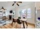 Spacious dining room connects to the living room, creating an open floor plan at 579 S Sherman St, Denver, CO 80209