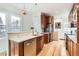 Beautiful kitchen features white countertops and a stainless steel dishwasher at 579 S Sherman St, Denver, CO 80209