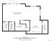 First floor plan featuring a Gathering room, wet bar, storage, and a full bathroom at 31518 Niakwa Rd, Evergreen, CO 80439
