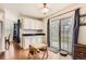 Kitchen nook with backyard access and additional cabinetry at 10491 Tiger Run, Lone Tree, CO 80124