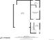 A floorplan of a property with a garage, primary bedroom, bathroom, and a foyer with stairs at 15624 W Floyd Dr, Morrison, CO 80465