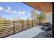 Private deck with mountain views and seating area, perfect for outdoor relaxation at 14800 Foothill Rd, Golden, CO 80401