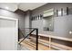 Modern entryway with bench, mirror, and coat rack at 14800 Foothill Rd, Golden, CO 80401