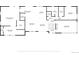 Floor plan of a home with open living spaces and primary suite at 14800 Foothill Rd, Golden, CO 80401