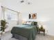 Sunlit bedroom offers a tranquil retreat, complete with neutral tones and natural light at 7205 S Gaylord St # G, Centennial, CO 80122