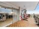 Private balcony with city views and hanging chairs at 800 N Washington St # 710, Denver, CO 80203