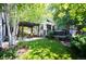 Lush backyard featuring a pergola-covered seating area, well-maintained lawn, and relaxing deck with hot tub at 2957 Osceola St, Denver, CO 80212