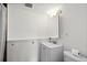 Bathroom features a vanity sink and medicine cabinet at 11823 Steele St, Thornton, CO 80233