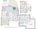 Detailed floor plan showcasing the layout and dimensions of the home, including bedrooms, living areas, and garage at 851 Racquet Ln, Boulder, CO 80303