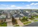 Community aerial view showcasing multiple homes with well-maintained lawns and manicured landscapes at 452 S Norfolk Ct, Aurora, CO 80017