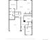 Detailed floor plan showcasing the layout of the main level with dimensions and room names for the home at 452 S Norfolk Ct, Aurora, CO 80017
