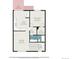 Detailed floor plan illustrating layout including kitchen, living room, bedrooms, bath and deck at 5721 W 92Nd Ave # 96, Westminster, CO 80031