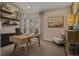 Vaulted ceiling in this office space, perfect for your work from home days! at 10826 Evergold Way, Highlands Ranch, CO 80126