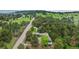 Aerial view of a charming neighborhood surrounded by lush greenery and mature trees at 21859 Grandview Ave, Golden, CO 80401