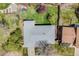 Aerial view showcasing the house, large backyard, patio, and play structure at 13367 W Montana Pl, Lakewood, CO 80228