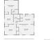Detailed floor plan illustrating layout of bedrooms, bathrooms, kitchen, living room, and hall at 1388 Kenton, Aurora, CO 80010