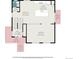 This floor plan showcases a living room, dining area, kitchen, and balcony at 20031 Elgin Dr, Denver, CO 80249