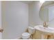 Half bathroom with pedestal sink at 7450 Lowell Blvd # B, Westminster, CO 80030