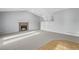 Living room with fireplace and vaulted ceiling at 42926 Vista Rdg, Parker, CO 80138