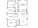 Detailed second floor floorplan highlighting Owner's Bedroom, three additional bedrooms and laundry at 9081 Telluride Ct, Commerce City, CO 80022