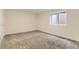 Simple basement bedroom featuring neutral walls and carpet at 2457 S Xenon Way, Denver, CO 80228