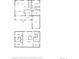 Detailed floor plan showcasing the layout of the home's two levels, including room dimensions and key features at 5722 W Chestnut Ave, Littleton, CO 80128