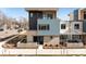 Modern home featuring a stylish exterior design with mixed materials and inviting curb appeal at 2160 Folsom St, Boulder, CO 80302