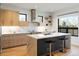 Modern kitchen with island, stylish countertops and stainless steel appliances at 2160 Folsom St, Boulder, CO 80302