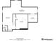 Basement floor plan illustrating the layout of a Gathering room, recreation area, storage and bathroom at 16326 E Dorado Ave, Centennial, CO 80015