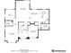 Floor plan featuring layout of living room, dining room, kitchen, office, entry, and laundry at 16326 E Dorado Ave, Centennial, CO 80015