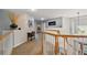 Upper hallway with views of the entryway and stairs at 16326 E Dorado Ave, Centennial, CO 80015