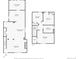 Detailed floor plan illustrating layout and dimensions of first and second floor of the home at 2244 N Washington St, Denver, CO 80205