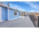 Large deck overlooks the surrounding neighborhood at 4678 S Salida St, Aurora, CO 80015