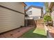 Backyard features a fenced in area with greenery at 1829 S Pitkin Cir, Aurora, CO 80017