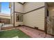 Backyard features a small patio with greenery at 1829 S Pitkin Cir, Aurora, CO 80017