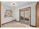 Bright dining room with sliding door to outside deck area at 1829 S Pitkin Cir, Aurora, CO 80017