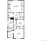 Detailed floor plan showcasing the layout of the second floor at 848 S Emerson St, Denver, CO 80209