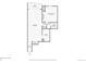 Detailed floor plan showcasing the layout of the living room, bedrooms, and bathrooms at 1020 15Th St # 24H, Denver, CO 80202