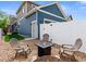 Backyard fire pit with Adirondack chairs for outdoor relaxation and entertainment at 4589 Quandary Peak St, Brighton, CO 80601