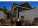 Outdoor fire pit with chairs, great for gatherings and relaxing evenings at 4589 Quandary Peak St, Brighton, CO 80601