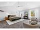 Serene main bedroom features vaulted ceilings, lots of natural light, and neutral decor at 4589 Quandary Peak St, Brighton, CO 80601