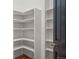 Pantry with shelving providing ample storage space at 6425 Tremolite Dr, Castle Rock, CO 80108