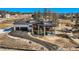 Luxury home with a large backyard and a stunning mountain view at 5820 Powell Rd, Parker, CO 80134