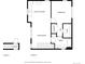 Detailed floor plan showcasing the layout of the home with labeled rooms and dimensions at 2720 N Saint Paul St, Denver, CO 80205