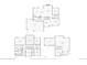 Floor plans showing the layout of the first floor, second floor, and basement levels at 4649 Spinning Wheel Dr, Brighton, CO 80601